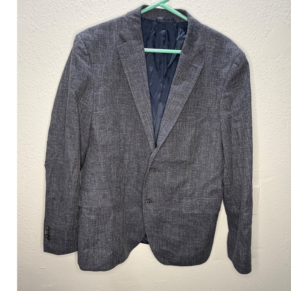 Rodd & Gunn Officina Marlane Italian Wool Blend Blazer Blue Sports Fit XL